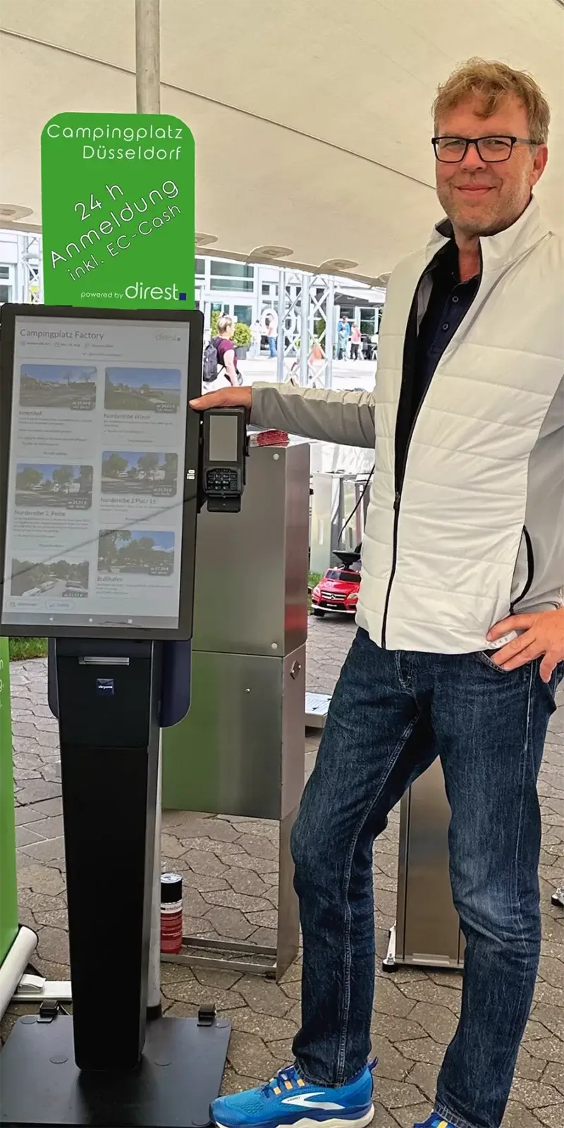 Vielseitiger Allrounder – 24/7 Terminal für Wohnmobilstellplätze und Campingstellplätze