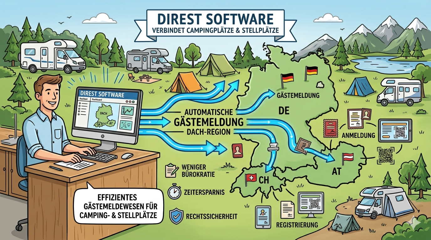 direst Software und Meldeanbieter in Deutschland, Österreich und Schweiz
